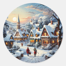Wonderland Village Sticker