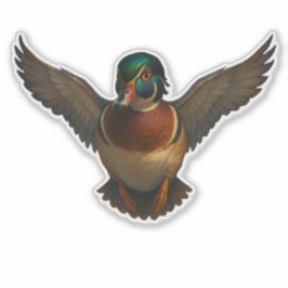 Adesivo Wood Duck Cut-out Sticker