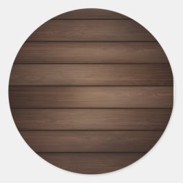 Adesivo Wood Grain Striped Brown Abstract Fashion Art