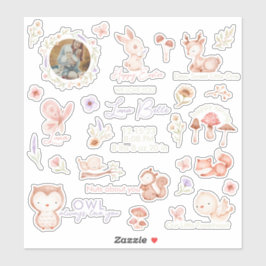 Adesivo Woodland Animal Baby Vinyl Stickers