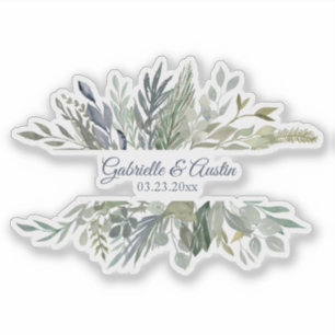 Adesivo Woodland Foliage Newlyweds