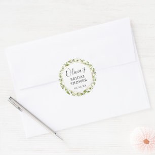 Adesivo Woodland Greenery Envelope Favor