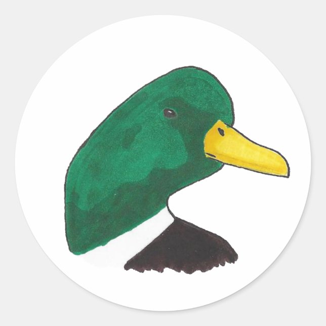 Adesivo Woodland Mallard Duck (Frente)