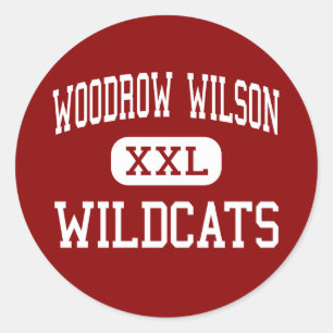 Adesivo Woodrow Wilson - Wildcats - alto - Dallas Texas