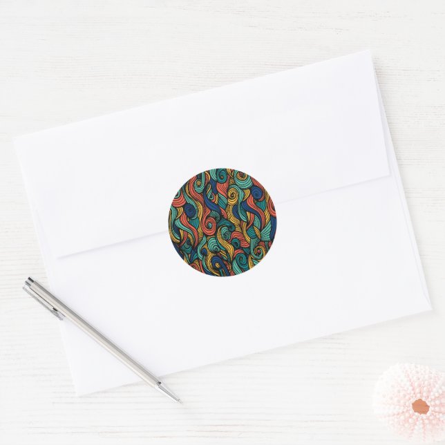 Adesivo Wool Topped paisley (Envelope)
