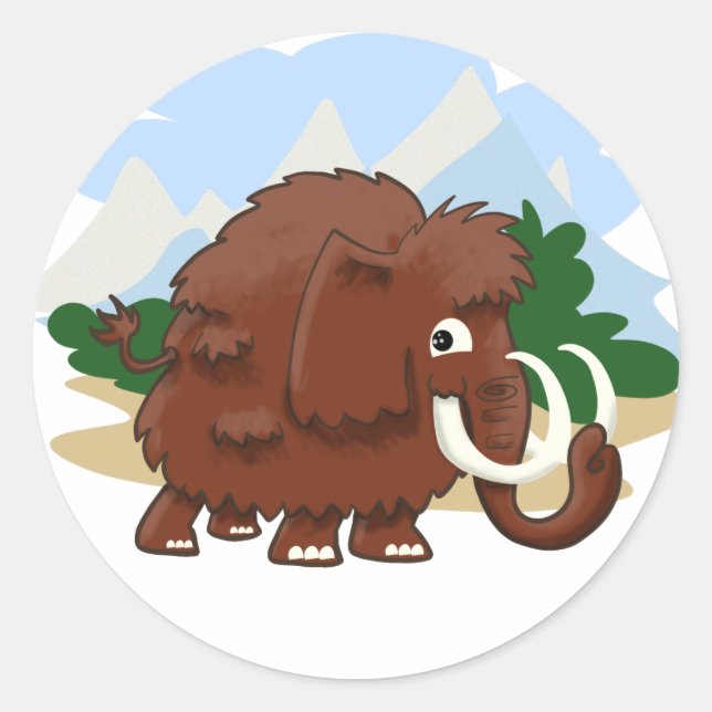 Adesivo Wooly Mammoth (Frente)