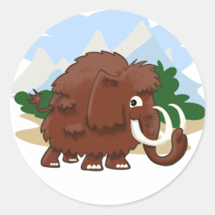 Adesivo Wooly Mammoth