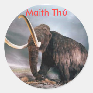 Adesivo Wooly Mammoth Maith Thú Recompensa