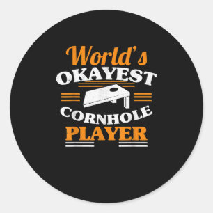 Adesivo Words Okayest Cornhole Player