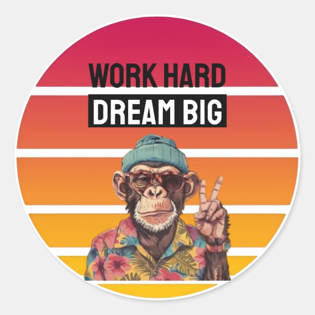 ADESIVO WORK HARD DREAM BIG (Frente)