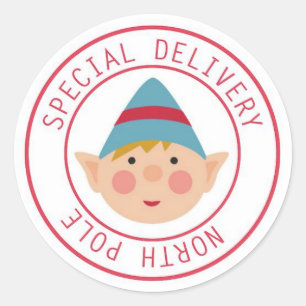 Adesivo Workshop sobre Papais noeis do Polo Norte no Natal