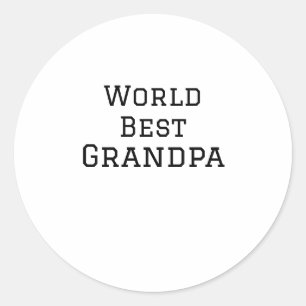 Adesivo World best Grandpa adiciona nome texto esportes te