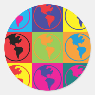 Adesivo World Domination Pop Art