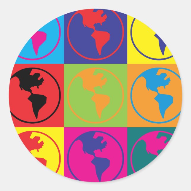 Adesivo World Domination Pop Art (Frente)
