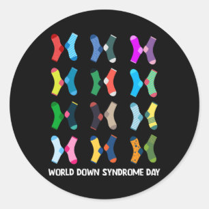 Adesivo World Down Syndrome Day Meias Wdsd
