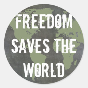 Adesivo World Freedom Sticker