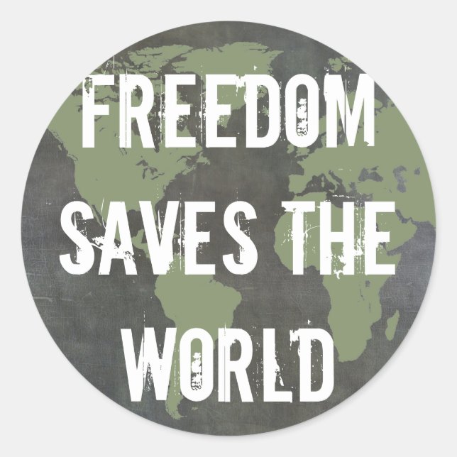 Adesivo World Freedom Sticker (Frente)