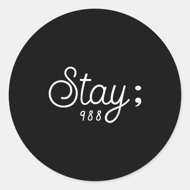 Adesivo World Suicide Prevention Awareness Day Men Women S (Frente)