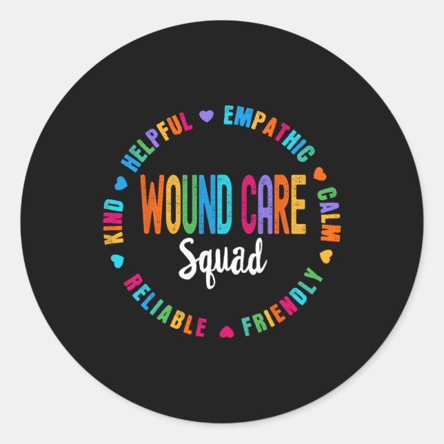 Adesivo Wound Care Nurse Squad Appreciation Sta (Frente)