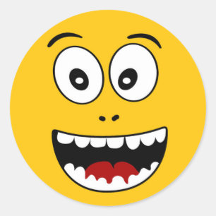 Adesivo Wow Yellow Emoji