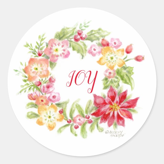 Adesivo Wreath Floral Medley Stickers (Frente)