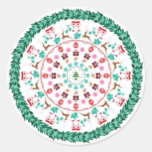 Adesivo Wreath Natal