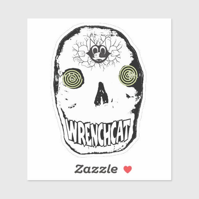 Adesivo Wrenchcat Skully Sticker (Folha)