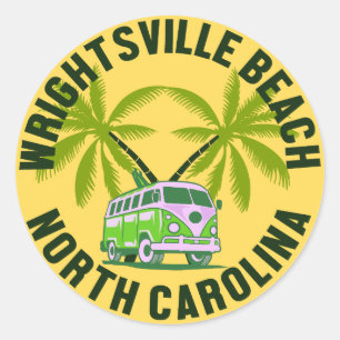 Adesivo Wright tsville Beach, Carolina do Norte