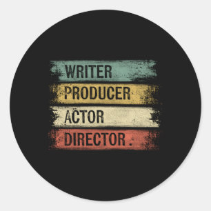 Adesivo Writer Producer Ator Diretor Filmmaker Filme O