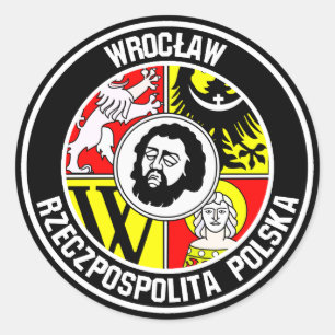 Adesivo Wrocław Round Emblem