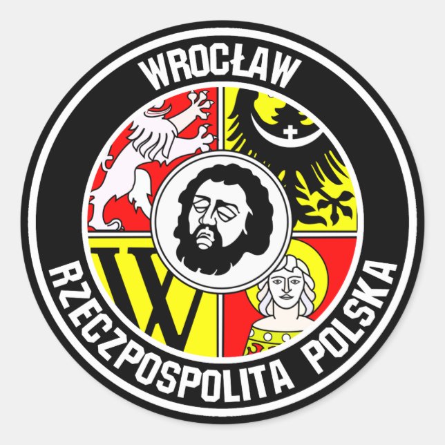 Adesivo Wrocław Round Emblem (Frente)