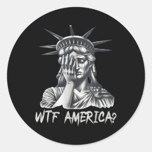 Adesivo Wtf America_ Anti-trump Política E Democracia