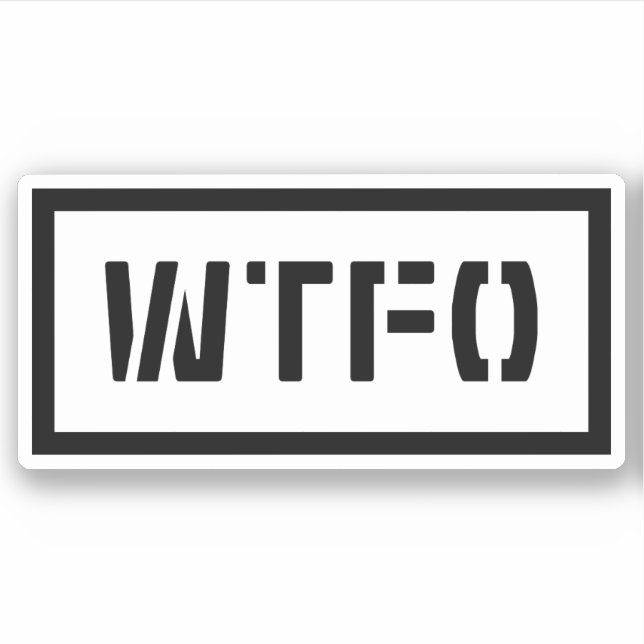 ADESIVO WTFO (Frente)
