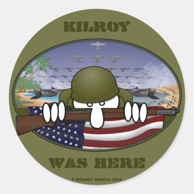 Adesivo WW2 Kilroy-Silk (Frente)