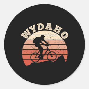Adesivo Wydaho Wyoming Idaho Ciclismo de Montanha Ciclista