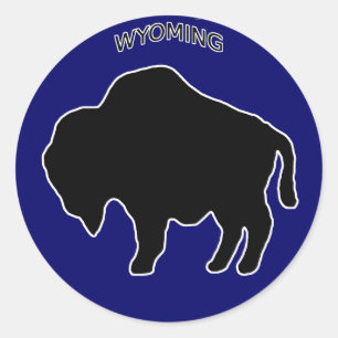 Adesivo Wyoming Buffalo Sticker