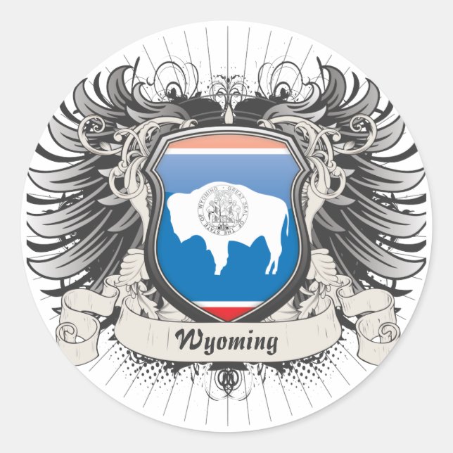 Adesivo Wyoming Crest (Frente)