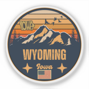 Adesivo Wyoming, Iowa