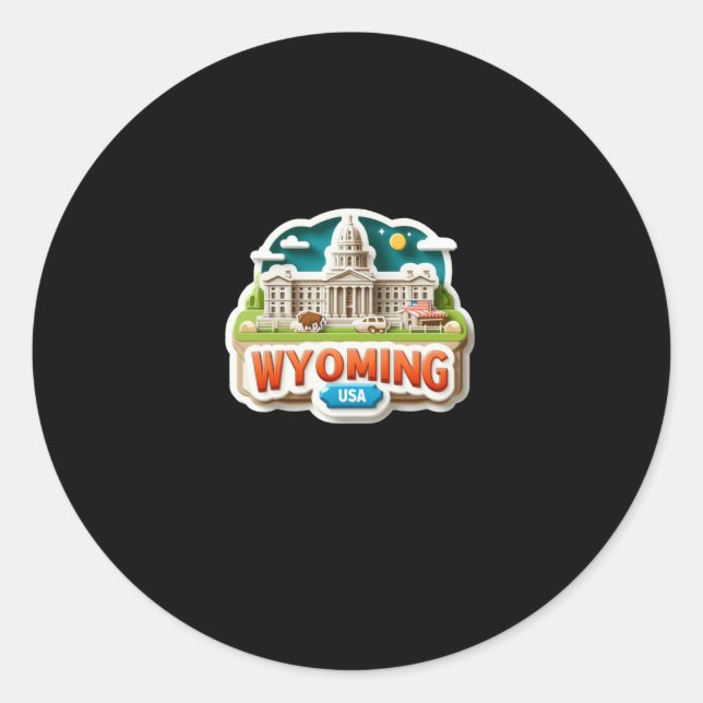 Adesivo Wyoming Sticker (Frente)