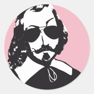 Adesivo x20 Samuel Champlain Hipster óculos