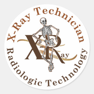 Adesivo X Ray Technician Circle Brown