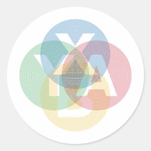 Adesivo XABY colorido