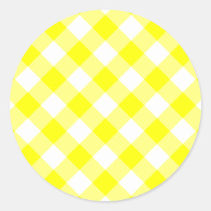 Adesivo Xadrez amarelo e branco