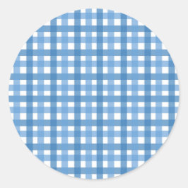 Adesivo Xadrez azul adesivo/selo do envelope