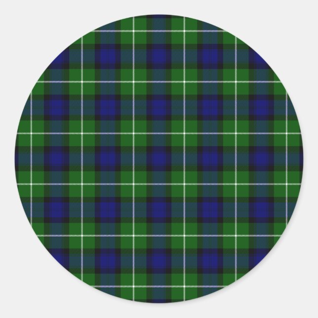 Adesivo Xadrez azul-tartan (Frente)