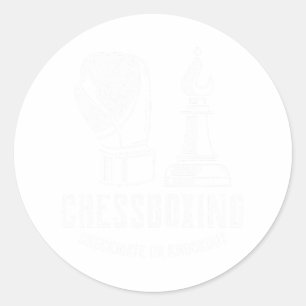 Adesivo Xadrez Boxing I Chess Player Boxer