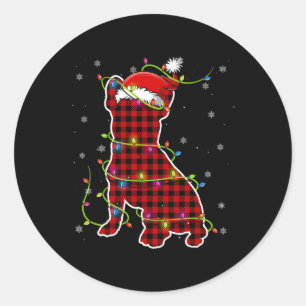 Adesivo Xadrez Buffalo Bulldog Papais noeis de Natal