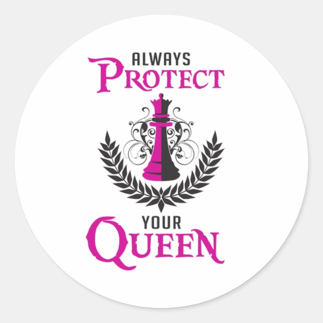 Adesivo Xadrez Conselho Xadrez Rainha Xadrez Conselho Engr (Frente)