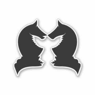 Adesivo Xadrez de cavaleiros e águias