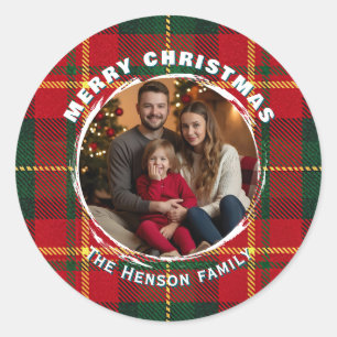 Adesivo Xadrez de Foto Personalizada de Família Tradiciona